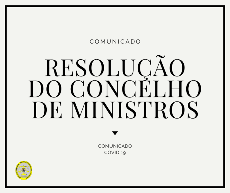 Resolução do Concelho de Ministros